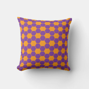 Almofada Textura de Bola de Futebol / Futebol - Roxo & Lara