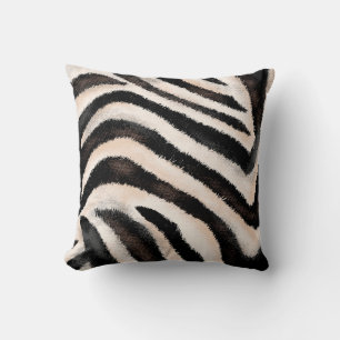 Almofada Textura de zebra sem costura, impressão animal,