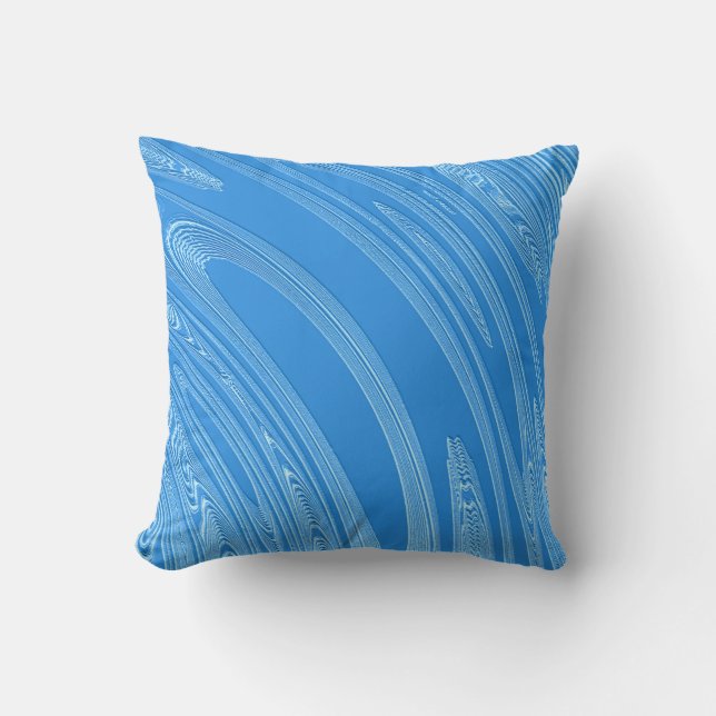 Almofada textura metálica azul (Frente)