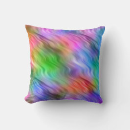 Almofada Textura ondulada colorida de flores silvestres