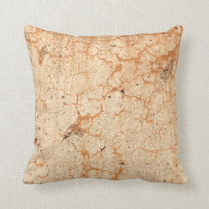 Almofada Textura Russa Tan Rust Brown Vintage País