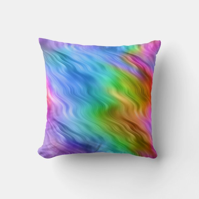Almofada Textura Wavy Azul Pansy (Frente)