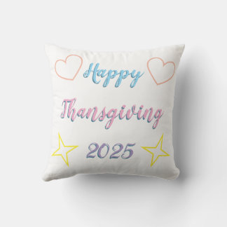 Almofada Thankful Grateful Blessed Pillow – Cozy Decor