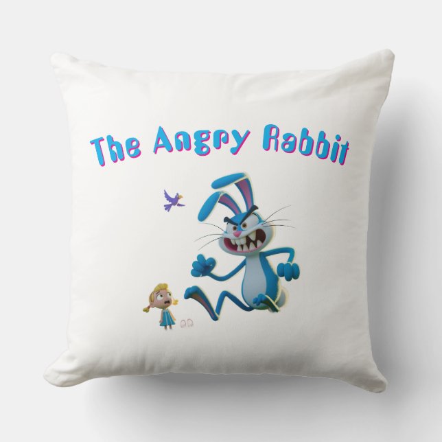 Almofada The angry rabbit  (Frente)