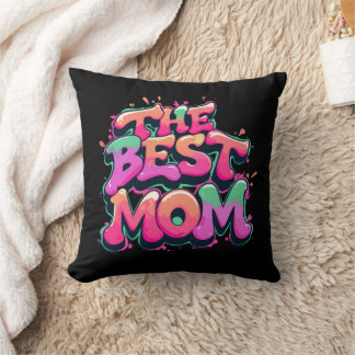 Almofada The best mom style graffiti