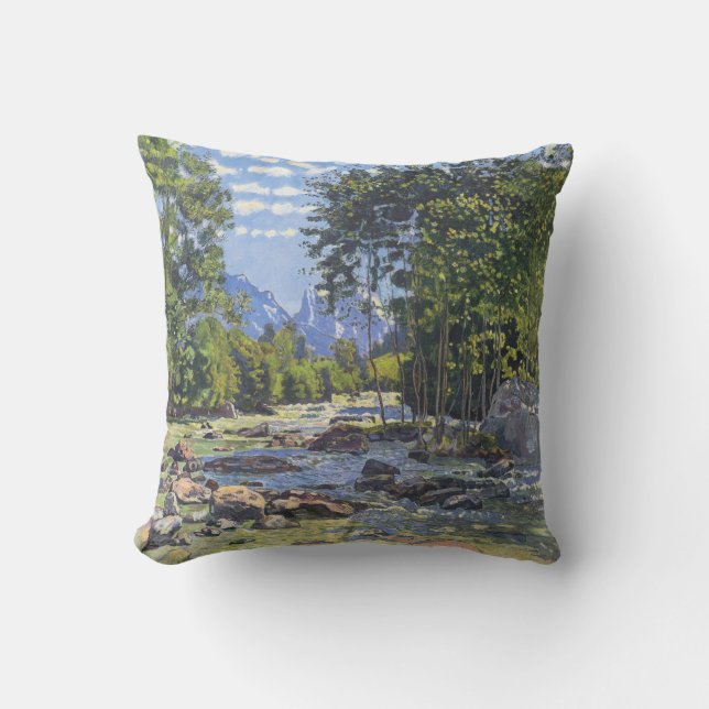 Almofada The Black Lutschina (de Ferdinand Hodler) (Frente)