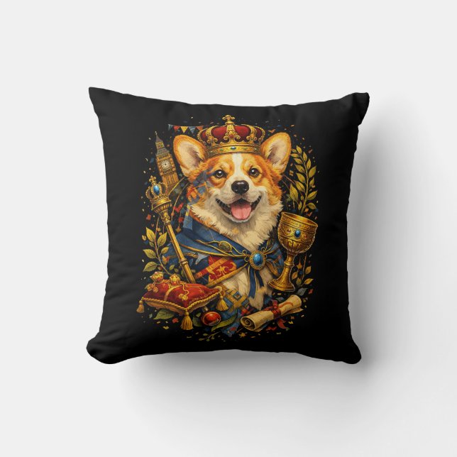 Almofada The Corgi King (Frente)