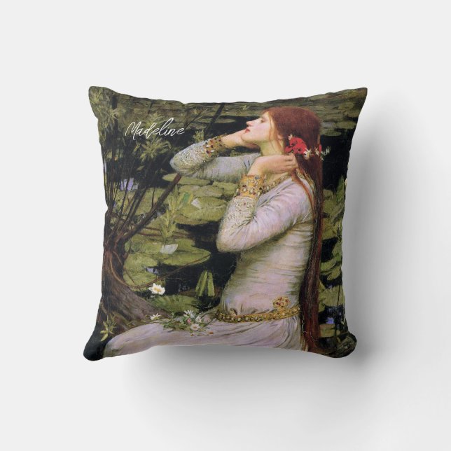 Almofada The Fate of Ophelia Customizable Text  (Verso)