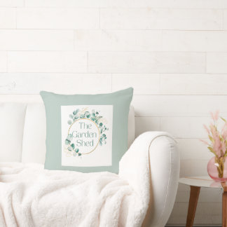 Almofada The Garden Shed Coffee, Botanical Greenery Gift 