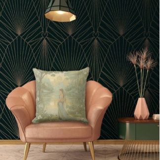 Almofada The Golden Age of Grace Art Nouveau