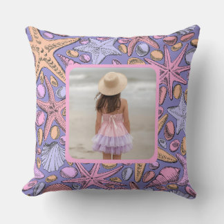 Almofada The Johnson Beach House Pillow, Fantasy Sea Patter