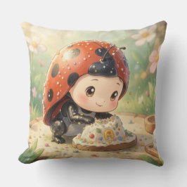 Almofada The Ladybug and the Hidden Nectar Kingdom