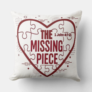 Almofada The Missing Piece – Faith Heart Design