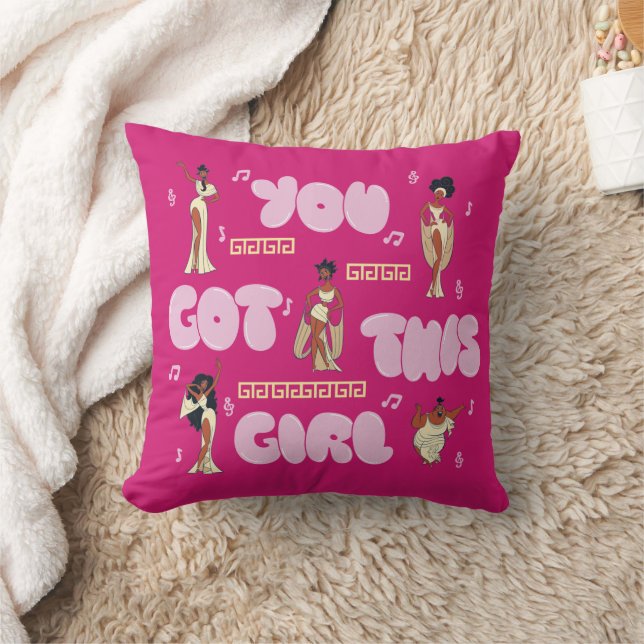 Almofada The Muses - You Got This Girl Throw Pillow (Cobertor)