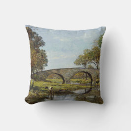 Almofada The Old Bridge (por Theodore Robinson)