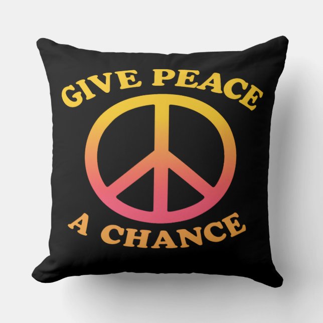 Almofada 'The Peace Collection' Throw Pillow (Frente)