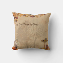 Almofada The Quiet Beauty Of Change- Autumn Cozy Pillow 