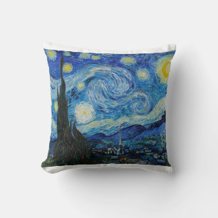 Almofada The Starry Night 1889, por Vincent van Gogh