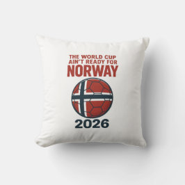 Almofada The World Cup Ain’t Ready for Norway 2026 T-Shirt