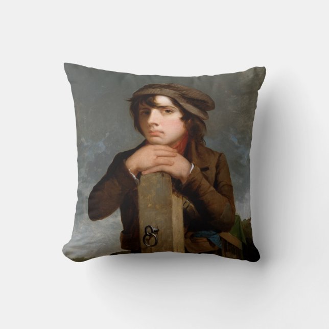 Almofada The Young Itinerant (por James Henry Beard) (Frente)