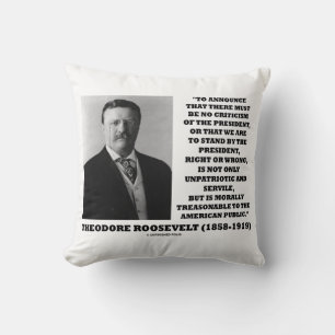 Almofada Theodore Roosevelt Trazoavelmente American Public