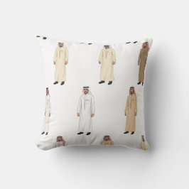 Almofada Thobe dos Homens do Patrimônio da Arábia Saudita