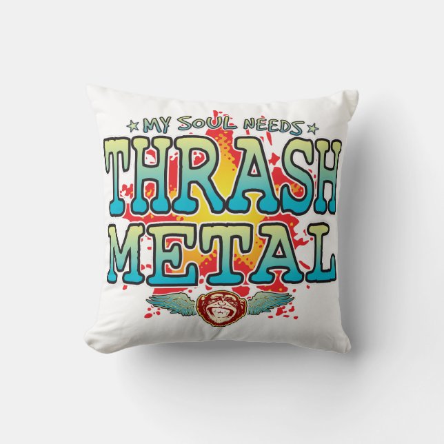 Almofada Thrash Metal Soul Cushion (Frente)