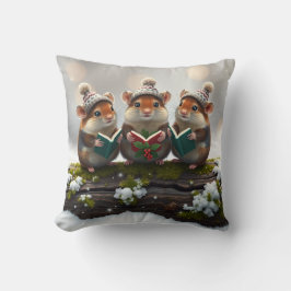 Almofada Three singing mice, Christmas fun!