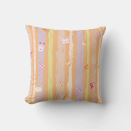 Almofada Throw Pillow – Baby Joy & Creatures Pastel Animal