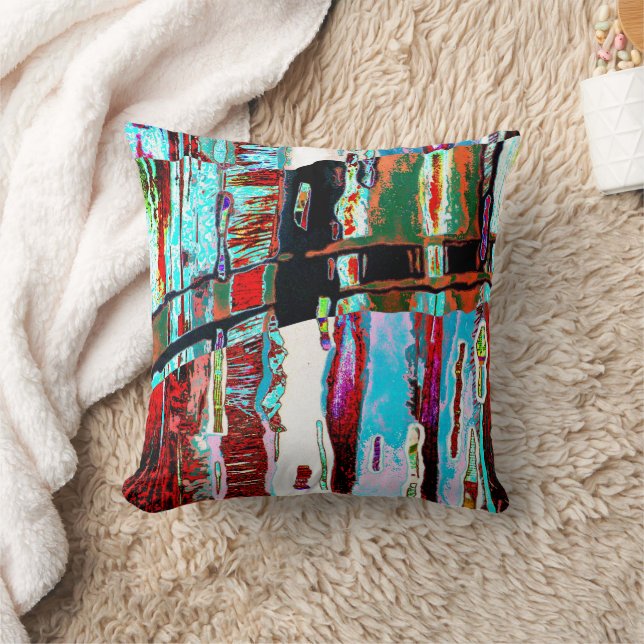 Almofada Throw Pillow – Collapse Reflection Abstract Design (Cobertor)