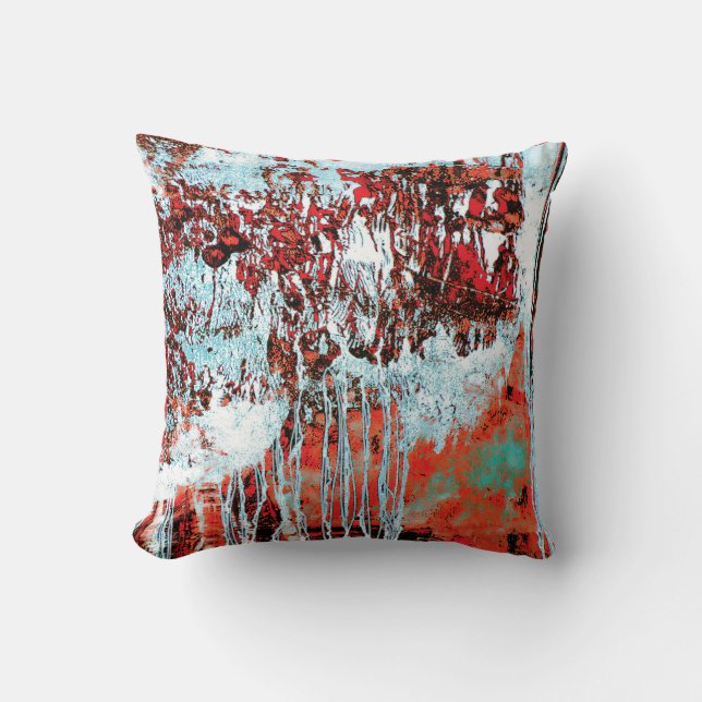 Almofada Throw Pillow – Corrosion Pulse (Frente)