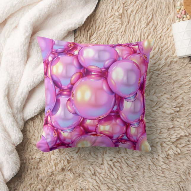 Almofada Throw Pillow Cyber-Bubble Y2K (Cobertor)