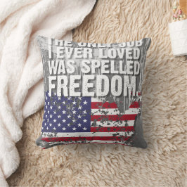 Almofada Throw Pillow – Freedom Job