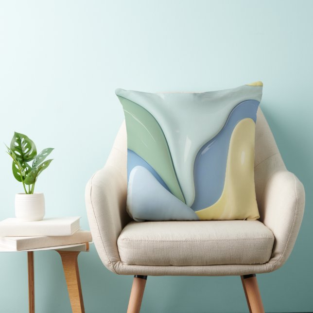 Almofada Throw pillow in stylish abstract graphic (Cadeira)