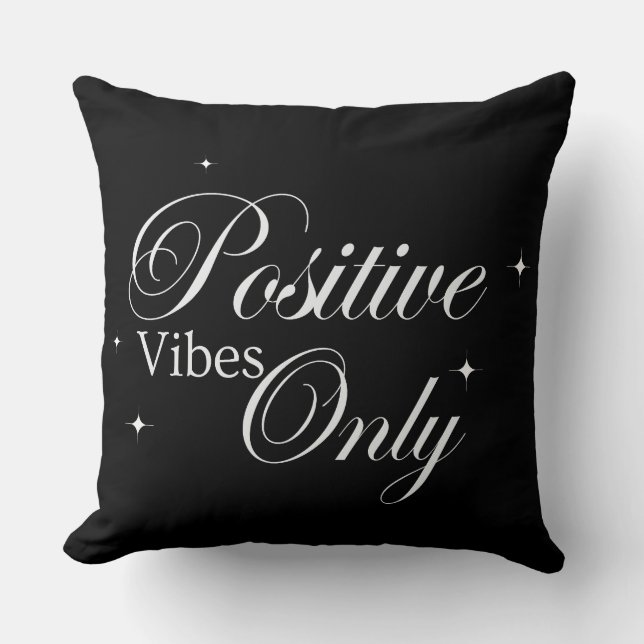 Almofada  Throw Pillow – Inspirational Quote Pillow (Frente)