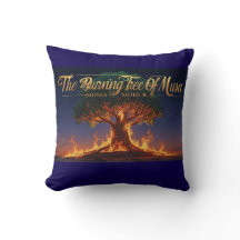 Throw Pillow- Islamic "The Burning Tree Of Musa"