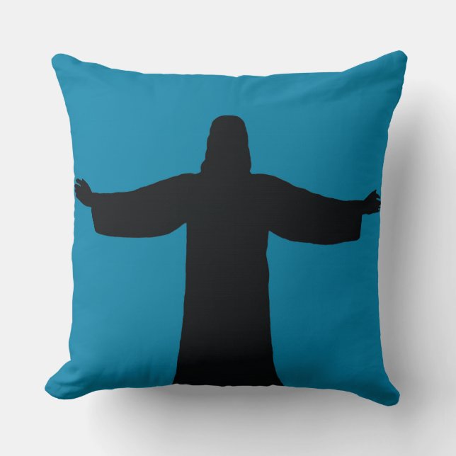 Almofada Throw Pillow jesus christ  (Frente)