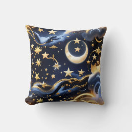 Almofada Throw Pillow – Luxury Celestial Moon Phases