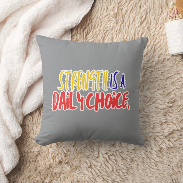 Almofada Throw Pillow – Minimalist Motivational Home Décor (Cobertor)
