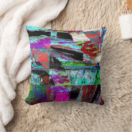 Almofada Throw Pillow – Neon Pulse
