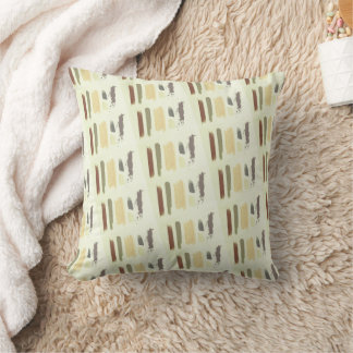 Almofada Throw Pillow Neutral Stripe