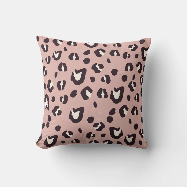 Almofada Throw pillow pink animal print (Frente)