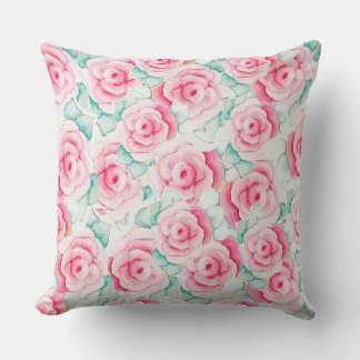 Almofada Throw Pillow Roses