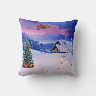 Almofada Throw Pillow Santa claus mood