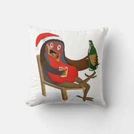 Almofada Throw pillow with Laid Back Robin design