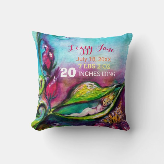 ALMOFADA THUMBELINA DORMINDO EM ROSA DEIXAS DE (Frente)