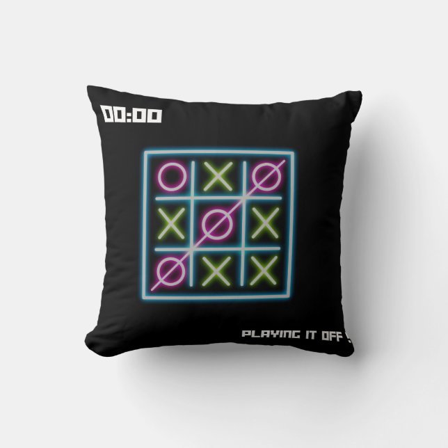 Almofada tic-tac-toe (Frente)