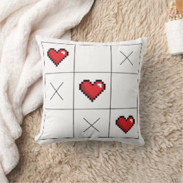 Almofada Tic-Tac-Toe of Love | Gamer Lover | Valentine's da