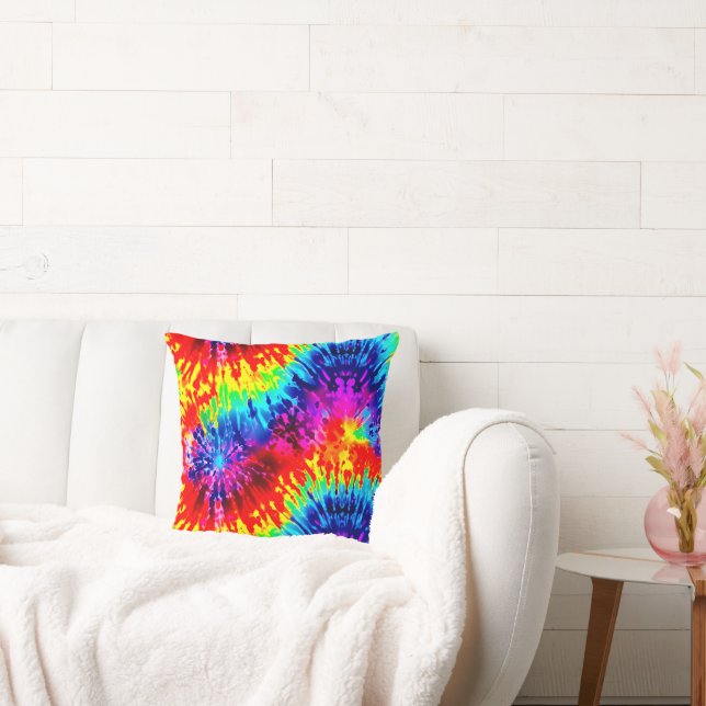 ALMOFADA TIE-DYE MODERNA DE DESIGN DE COR DINÂMICA (Sofá)