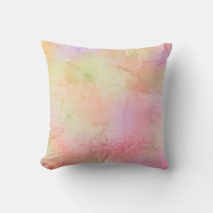 Almofada Tie Dye Rainbow Travesseiro decorativo Marbled